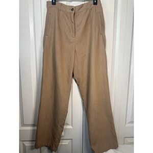 Christopher & Banks Women's Size 10 Stretch‎ Khaki Dress Pants Flat Front